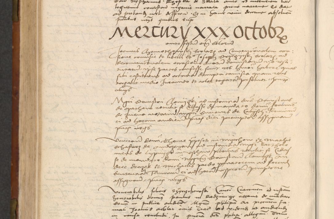 Zdjęcie nr 575 dla obiektu archiwalnego: In nomine Domini. Amen. Sub anno eiusdem Domini millesimo quingentesimo vigesimo, indicione octava, pontificatus sanctissimi in Christo patris et domini nostri domini Leonis divina providencia pape decimi moderni anno ad 19 Marcii durante septimo, acta actorum coram venerabili viro domino Thoma Rosznowski canonico et officiali generali Cracoviensi felicibus, sideribus continuantur atque exordium capiunt et Dii faveant ceptis