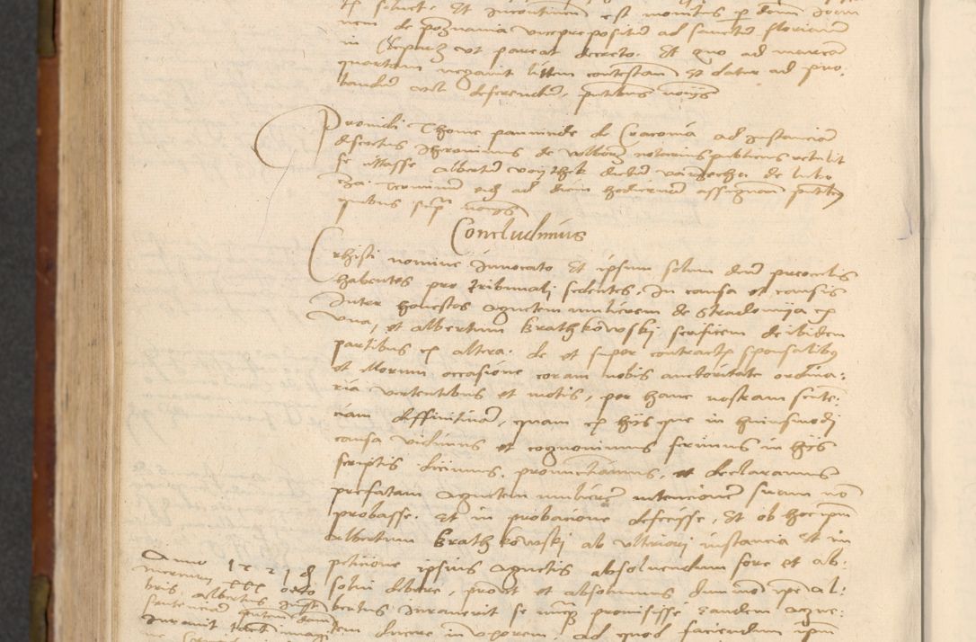 Zdjęcie nr 571 dla obiektu archiwalnego: In nomine Domini. Amen. Sub anno eiusdem Domini millesimo quingentesimo vigesimo, indicione octava, pontificatus sanctissimi in Christo patris et domini nostri domini Leonis divina providencia pape decimi moderni anno ad 19 Marcii durante septimo, acta actorum coram venerabili viro domino Thoma Rosznowski canonico et officiali generali Cracoviensi felicibus, sideribus continuantur atque exordium capiunt et Dii faveant ceptis