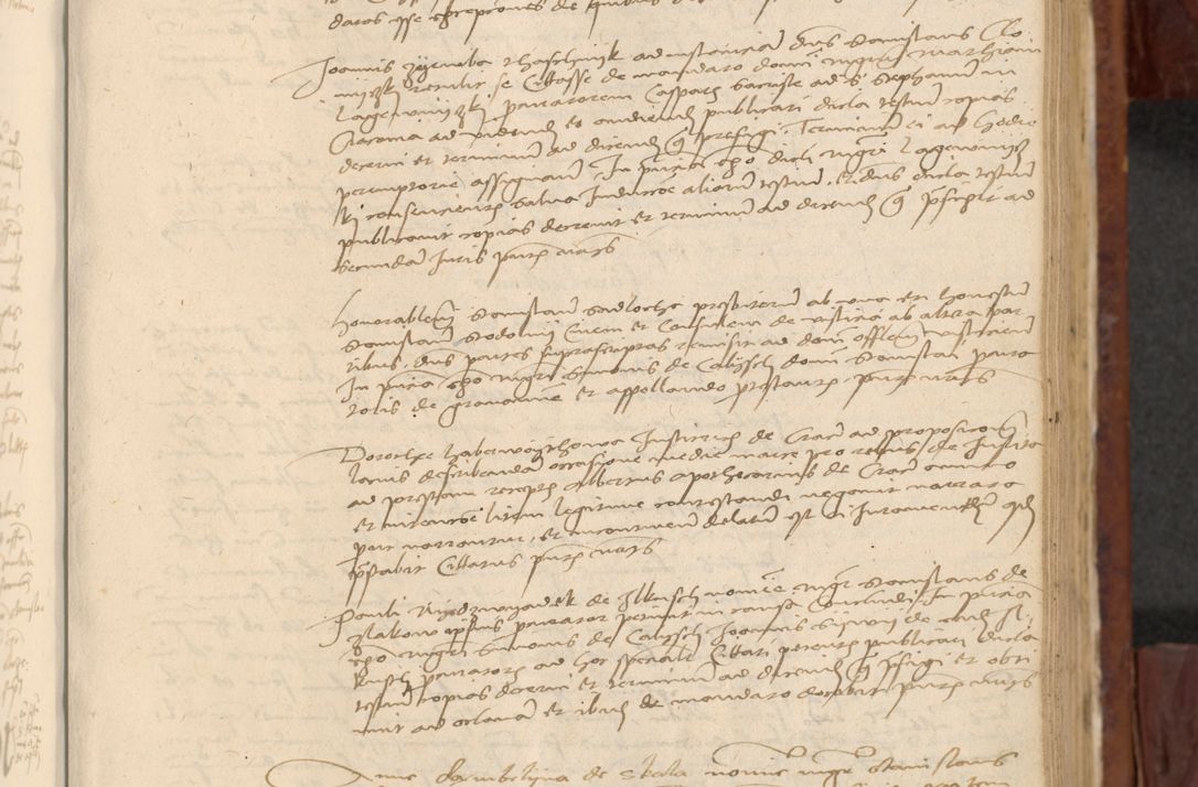 Zdjęcie nr 570 dla obiektu archiwalnego: In nomine Domini. Amen. Sub anno eiusdem Domini millesimo quingentesimo vigesimo, indicione octava, pontificatus sanctissimi in Christo patris et domini nostri domini Leonis divina providencia pape decimi moderni anno ad 19 Marcii durante septimo, acta actorum coram venerabili viro domino Thoma Rosznowski canonico et officiali generali Cracoviensi felicibus, sideribus continuantur atque exordium capiunt et Dii faveant ceptis