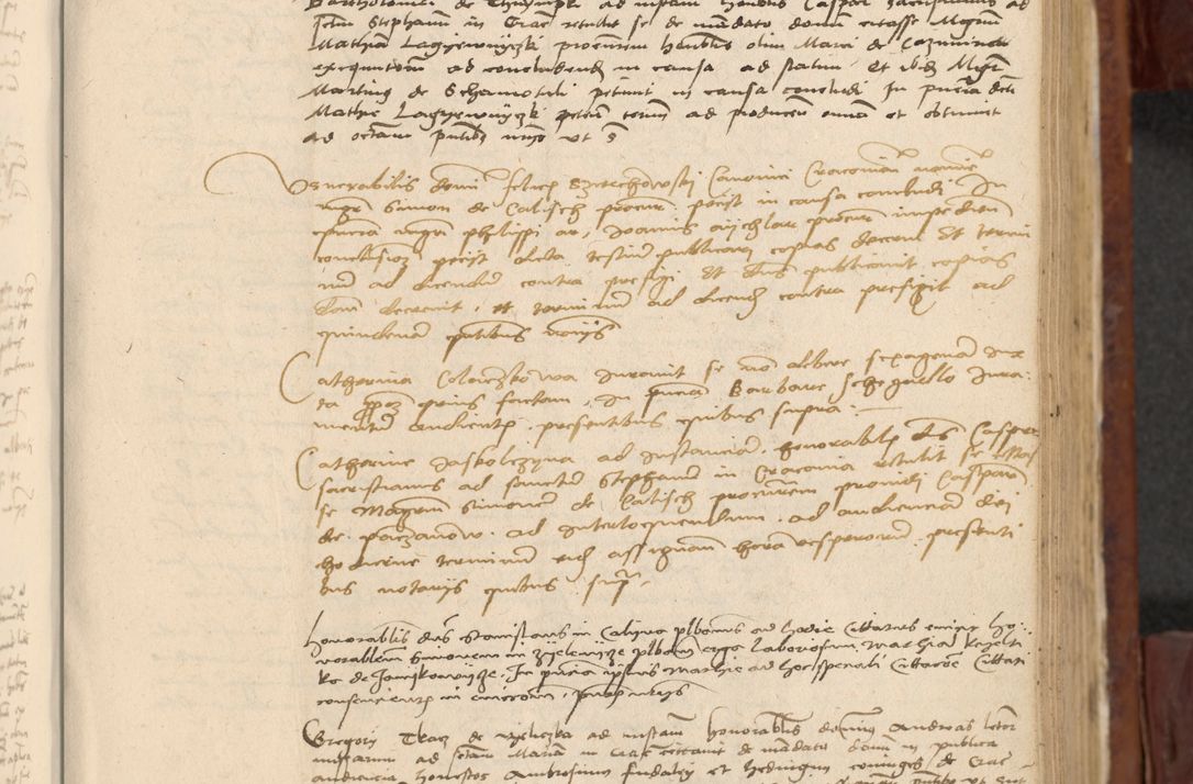 Zdjęcie nr 554 dla obiektu archiwalnego: In nomine Domini. Amen. Sub anno eiusdem Domini millesimo quingentesimo vigesimo, indicione octava, pontificatus sanctissimi in Christo patris et domini nostri domini Leonis divina providencia pape decimi moderni anno ad 19 Marcii durante septimo, acta actorum coram venerabili viro domino Thoma Rosznowski canonico et officiali generali Cracoviensi felicibus, sideribus continuantur atque exordium capiunt et Dii faveant ceptis