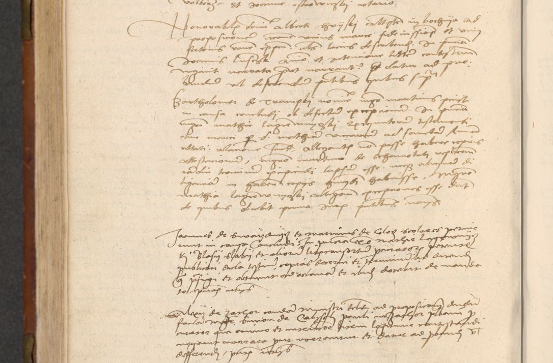 Zdjęcie nr 549 dla obiektu archiwalnego: In nomine Domini. Amen. Sub anno eiusdem Domini millesimo quingentesimo vigesimo, indicione octava, pontificatus sanctissimi in Christo patris et domini nostri domini Leonis divina providencia pape decimi moderni anno ad 19 Marcii durante septimo, acta actorum coram venerabili viro domino Thoma Rosznowski canonico et officiali generali Cracoviensi felicibus, sideribus continuantur atque exordium capiunt et Dii faveant ceptis