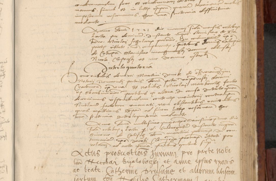 Zdjęcie nr 546 dla obiektu archiwalnego: In nomine Domini. Amen. Sub anno eiusdem Domini millesimo quingentesimo vigesimo, indicione octava, pontificatus sanctissimi in Christo patris et domini nostri domini Leonis divina providencia pape decimi moderni anno ad 19 Marcii durante septimo, acta actorum coram venerabili viro domino Thoma Rosznowski canonico et officiali generali Cracoviensi felicibus, sideribus continuantur atque exordium capiunt et Dii faveant ceptis