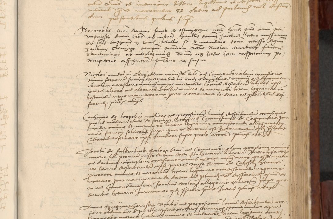 Zdjęcie nr 544 dla obiektu archiwalnego: In nomine Domini. Amen. Sub anno eiusdem Domini millesimo quingentesimo vigesimo, indicione octava, pontificatus sanctissimi in Christo patris et domini nostri domini Leonis divina providencia pape decimi moderni anno ad 19 Marcii durante septimo, acta actorum coram venerabili viro domino Thoma Rosznowski canonico et officiali generali Cracoviensi felicibus, sideribus continuantur atque exordium capiunt et Dii faveant ceptis