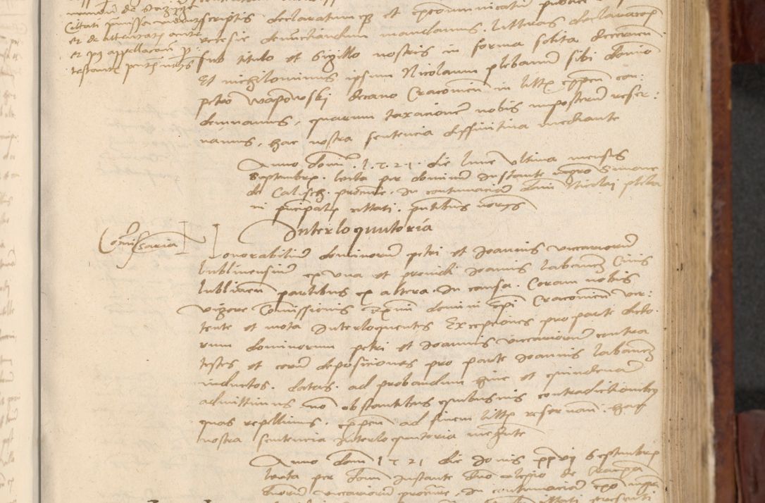 Zdjęcie nr 542 dla obiektu archiwalnego: In nomine Domini. Amen. Sub anno eiusdem Domini millesimo quingentesimo vigesimo, indicione octava, pontificatus sanctissimi in Christo patris et domini nostri domini Leonis divina providencia pape decimi moderni anno ad 19 Marcii durante septimo, acta actorum coram venerabili viro domino Thoma Rosznowski canonico et officiali generali Cracoviensi felicibus, sideribus continuantur atque exordium capiunt et Dii faveant ceptis
