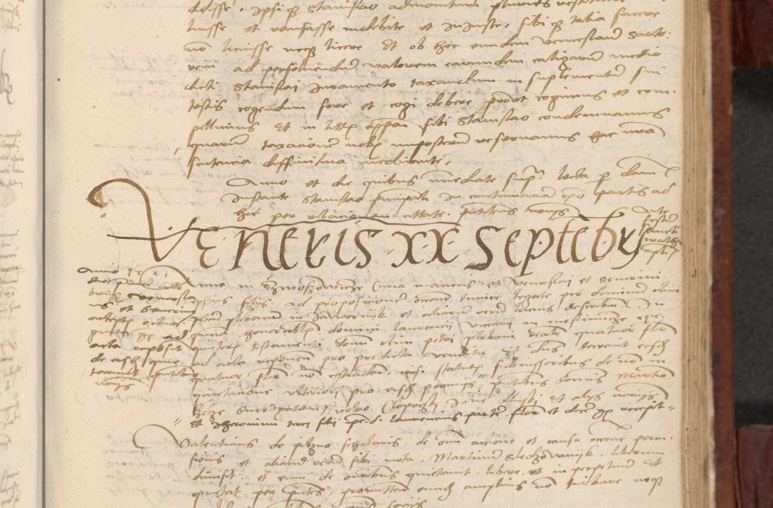 Zdjęcie nr 532 dla obiektu archiwalnego: In nomine Domini. Amen. Sub anno eiusdem Domini millesimo quingentesimo vigesimo, indicione octava, pontificatus sanctissimi in Christo patris et domini nostri domini Leonis divina providencia pape decimi moderni anno ad 19 Marcii durante septimo, acta actorum coram venerabili viro domino Thoma Rosznowski canonico et officiali generali Cracoviensi felicibus, sideribus continuantur atque exordium capiunt et Dii faveant ceptis