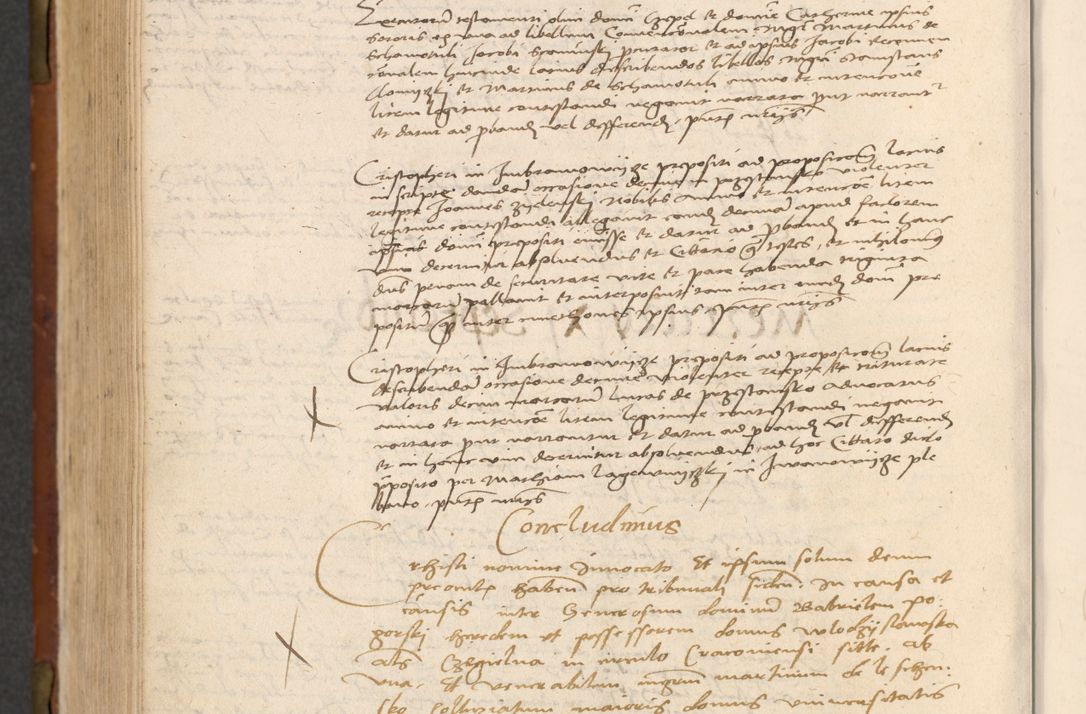 Zdjęcie nr 525 dla obiektu archiwalnego: In nomine Domini. Amen. Sub anno eiusdem Domini millesimo quingentesimo vigesimo, indicione octava, pontificatus sanctissimi in Christo patris et domini nostri domini Leonis divina providencia pape decimi moderni anno ad 19 Marcii durante septimo, acta actorum coram venerabili viro domino Thoma Rosznowski canonico et officiali generali Cracoviensi felicibus, sideribus continuantur atque exordium capiunt et Dii faveant ceptis