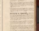 Zdjęcie nr 524 dla obiektu archiwalnego: In nomine Domini. Amen. Sub anno eiusdem Domini millesimo quingentesimo vigesimo, indicione octava, pontificatus sanctissimi in Christo patris et domini nostri domini Leonis divina providencia pape decimi moderni anno ad 19 Marcii durante septimo, acta actorum coram venerabili viro domino Thoma Rosznowski canonico et officiali generali Cracoviensi felicibus, sideribus continuantur atque exordium capiunt et Dii faveant ceptis