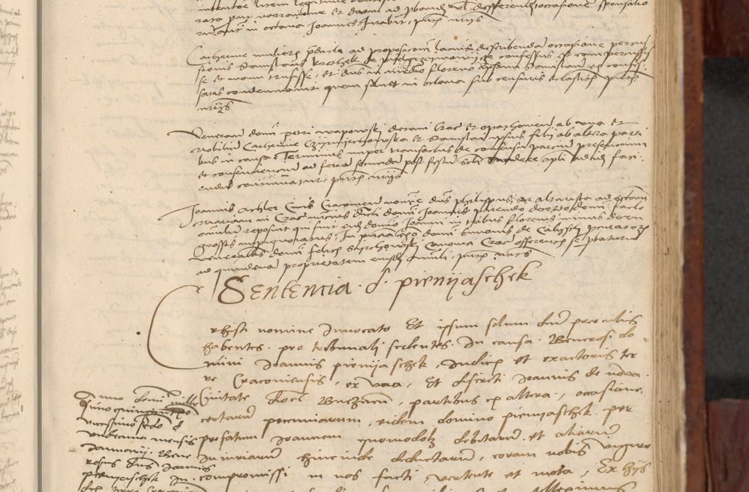 Zdjęcie nr 518 dla obiektu archiwalnego: In nomine Domini. Amen. Sub anno eiusdem Domini millesimo quingentesimo vigesimo, indicione octava, pontificatus sanctissimi in Christo patris et domini nostri domini Leonis divina providencia pape decimi moderni anno ad 19 Marcii durante septimo, acta actorum coram venerabili viro domino Thoma Rosznowski canonico et officiali generali Cracoviensi felicibus, sideribus continuantur atque exordium capiunt et Dii faveant ceptis