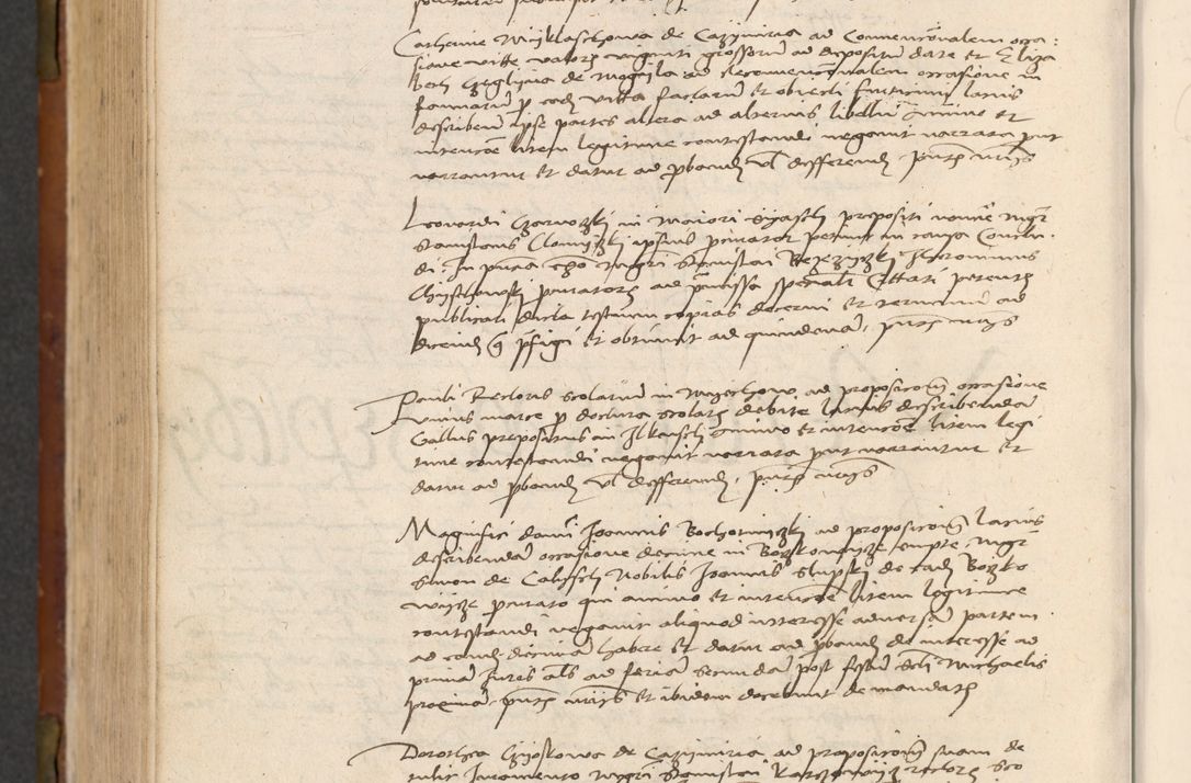 Zdjęcie nr 521 dla obiektu archiwalnego: In nomine Domini. Amen. Sub anno eiusdem Domini millesimo quingentesimo vigesimo, indicione octava, pontificatus sanctissimi in Christo patris et domini nostri domini Leonis divina providencia pape decimi moderni anno ad 19 Marcii durante septimo, acta actorum coram venerabili viro domino Thoma Rosznowski canonico et officiali generali Cracoviensi felicibus, sideribus continuantur atque exordium capiunt et Dii faveant ceptis