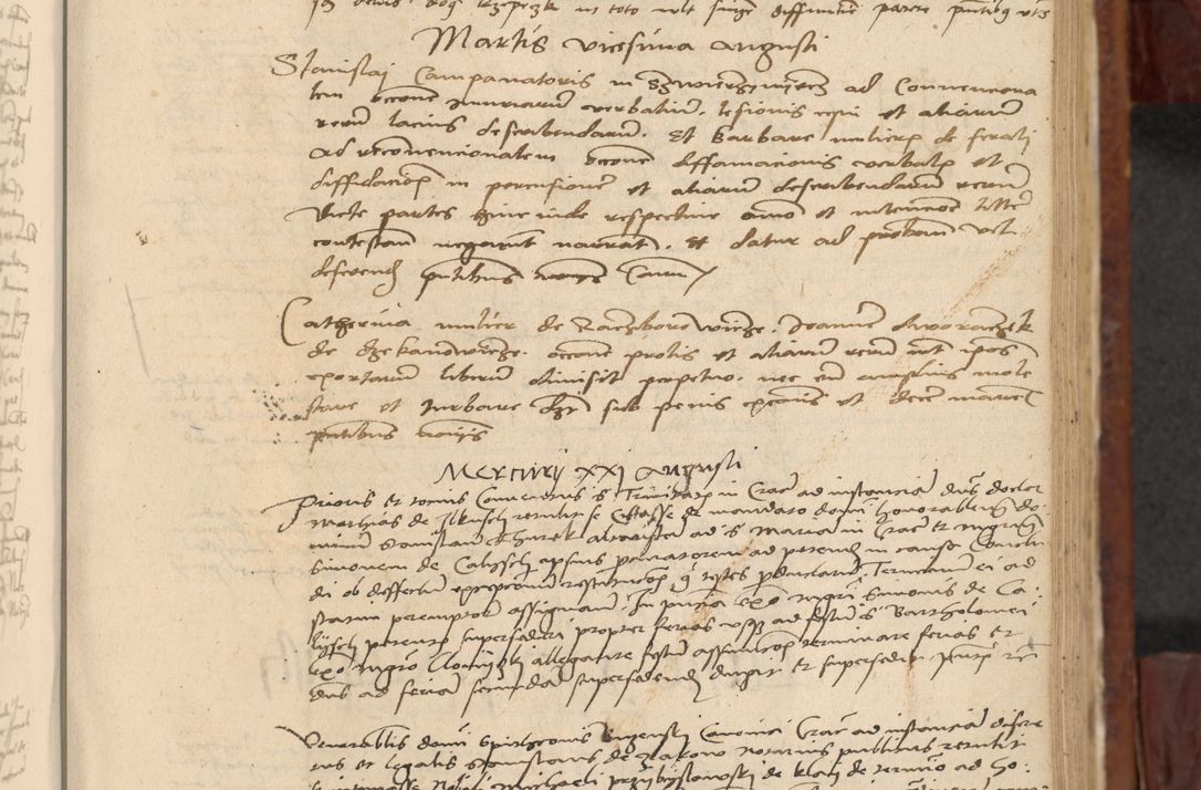 Zdjęcie nr 506 dla obiektu archiwalnego: In nomine Domini. Amen. Sub anno eiusdem Domini millesimo quingentesimo vigesimo, indicione octava, pontificatus sanctissimi in Christo patris et domini nostri domini Leonis divina providencia pape decimi moderni anno ad 19 Marcii durante septimo, acta actorum coram venerabili viro domino Thoma Rosznowski canonico et officiali generali Cracoviensi felicibus, sideribus continuantur atque exordium capiunt et Dii faveant ceptis