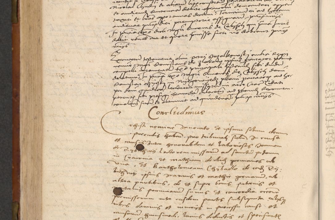 Zdjęcie nr 509 dla obiektu archiwalnego: In nomine Domini. Amen. Sub anno eiusdem Domini millesimo quingentesimo vigesimo, indicione octava, pontificatus sanctissimi in Christo patris et domini nostri domini Leonis divina providencia pape decimi moderni anno ad 19 Marcii durante septimo, acta actorum coram venerabili viro domino Thoma Rosznowski canonico et officiali generali Cracoviensi felicibus, sideribus continuantur atque exordium capiunt et Dii faveant ceptis