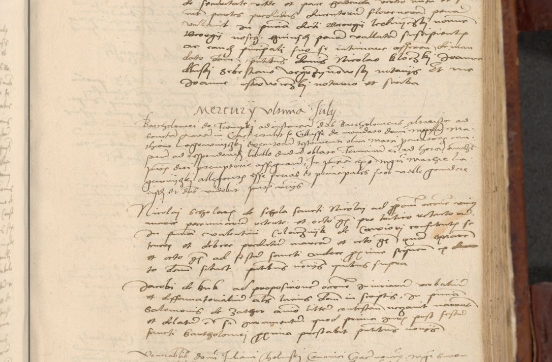 Zdjęcie nr 498 dla obiektu archiwalnego: In nomine Domini. Amen. Sub anno eiusdem Domini millesimo quingentesimo vigesimo, indicione octava, pontificatus sanctissimi in Christo patris et domini nostri domini Leonis divina providencia pape decimi moderni anno ad 19 Marcii durante septimo, acta actorum coram venerabili viro domino Thoma Rosznowski canonico et officiali generali Cracoviensi felicibus, sideribus continuantur atque exordium capiunt et Dii faveant ceptis