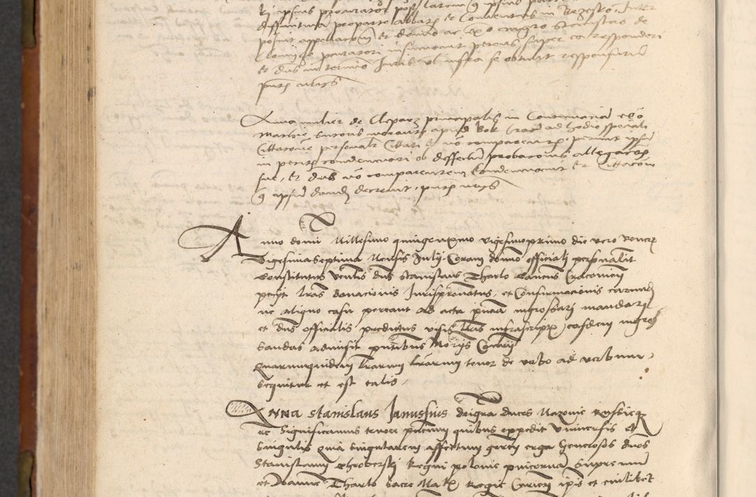 Zdjęcie nr 493 dla obiektu archiwalnego: In nomine Domini. Amen. Sub anno eiusdem Domini millesimo quingentesimo vigesimo, indicione octava, pontificatus sanctissimi in Christo patris et domini nostri domini Leonis divina providencia pape decimi moderni anno ad 19 Marcii durante septimo, acta actorum coram venerabili viro domino Thoma Rosznowski canonico et officiali generali Cracoviensi felicibus, sideribus continuantur atque exordium capiunt et Dii faveant ceptis
