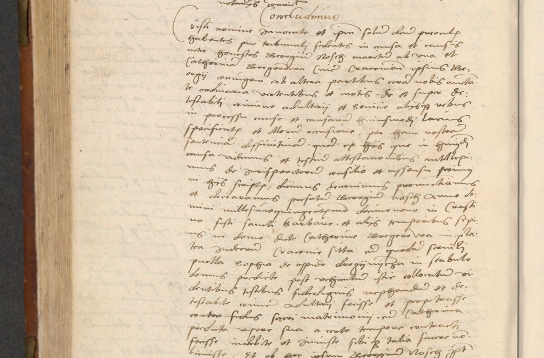Zdjęcie nr 497 dla obiektu archiwalnego: In nomine Domini. Amen. Sub anno eiusdem Domini millesimo quingentesimo vigesimo, indicione octava, pontificatus sanctissimi in Christo patris et domini nostri domini Leonis divina providencia pape decimi moderni anno ad 19 Marcii durante septimo, acta actorum coram venerabili viro domino Thoma Rosznowski canonico et officiali generali Cracoviensi felicibus, sideribus continuantur atque exordium capiunt et Dii faveant ceptis