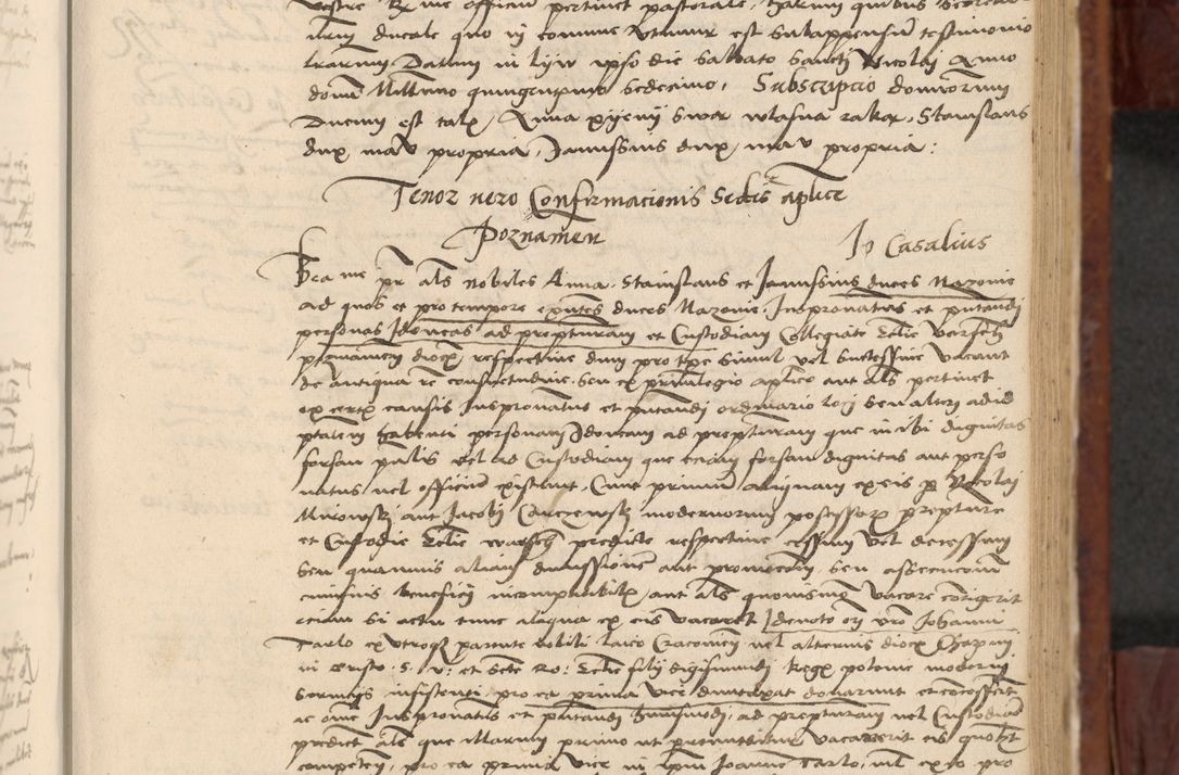 Zdjęcie nr 494 dla obiektu archiwalnego: In nomine Domini. Amen. Sub anno eiusdem Domini millesimo quingentesimo vigesimo, indicione octava, pontificatus sanctissimi in Christo patris et domini nostri domini Leonis divina providencia pape decimi moderni anno ad 19 Marcii durante septimo, acta actorum coram venerabili viro domino Thoma Rosznowski canonico et officiali generali Cracoviensi felicibus, sideribus continuantur atque exordium capiunt et Dii faveant ceptis