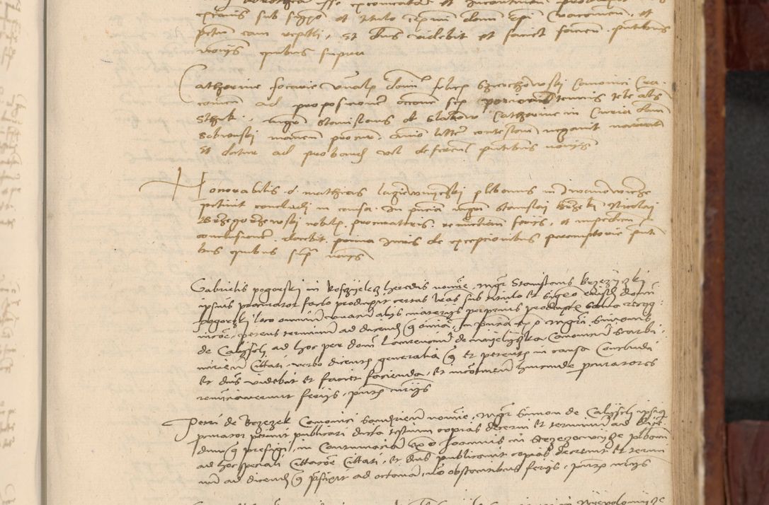 Zdjęcie nr 484 dla obiektu archiwalnego: In nomine Domini. Amen. Sub anno eiusdem Domini millesimo quingentesimo vigesimo, indicione octava, pontificatus sanctissimi in Christo patris et domini nostri domini Leonis divina providencia pape decimi moderni anno ad 19 Marcii durante septimo, acta actorum coram venerabili viro domino Thoma Rosznowski canonico et officiali generali Cracoviensi felicibus, sideribus continuantur atque exordium capiunt et Dii faveant ceptis