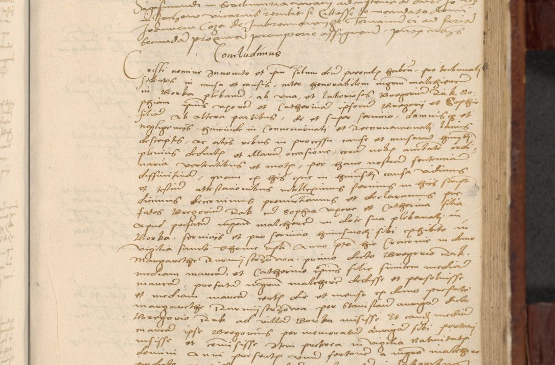 Zdjęcie nr 468 dla obiektu archiwalnego: In nomine Domini. Amen. Sub anno eiusdem Domini millesimo quingentesimo vigesimo, indicione octava, pontificatus sanctissimi in Christo patris et domini nostri domini Leonis divina providencia pape decimi moderni anno ad 19 Marcii durante septimo, acta actorum coram venerabili viro domino Thoma Rosznowski canonico et officiali generali Cracoviensi felicibus, sideribus continuantur atque exordium capiunt et Dii faveant ceptis