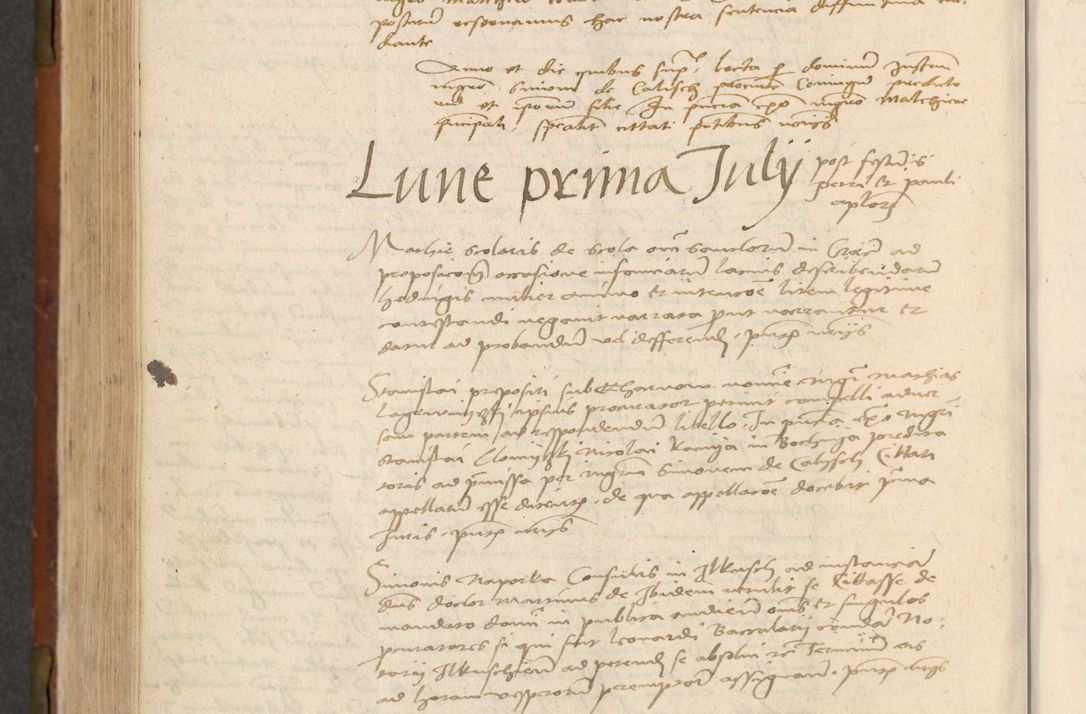 Zdjęcie nr 469 dla obiektu archiwalnego: In nomine Domini. Amen. Sub anno eiusdem Domini millesimo quingentesimo vigesimo, indicione octava, pontificatus sanctissimi in Christo patris et domini nostri domini Leonis divina providencia pape decimi moderni anno ad 19 Marcii durante septimo, acta actorum coram venerabili viro domino Thoma Rosznowski canonico et officiali generali Cracoviensi felicibus, sideribus continuantur atque exordium capiunt et Dii faveant ceptis