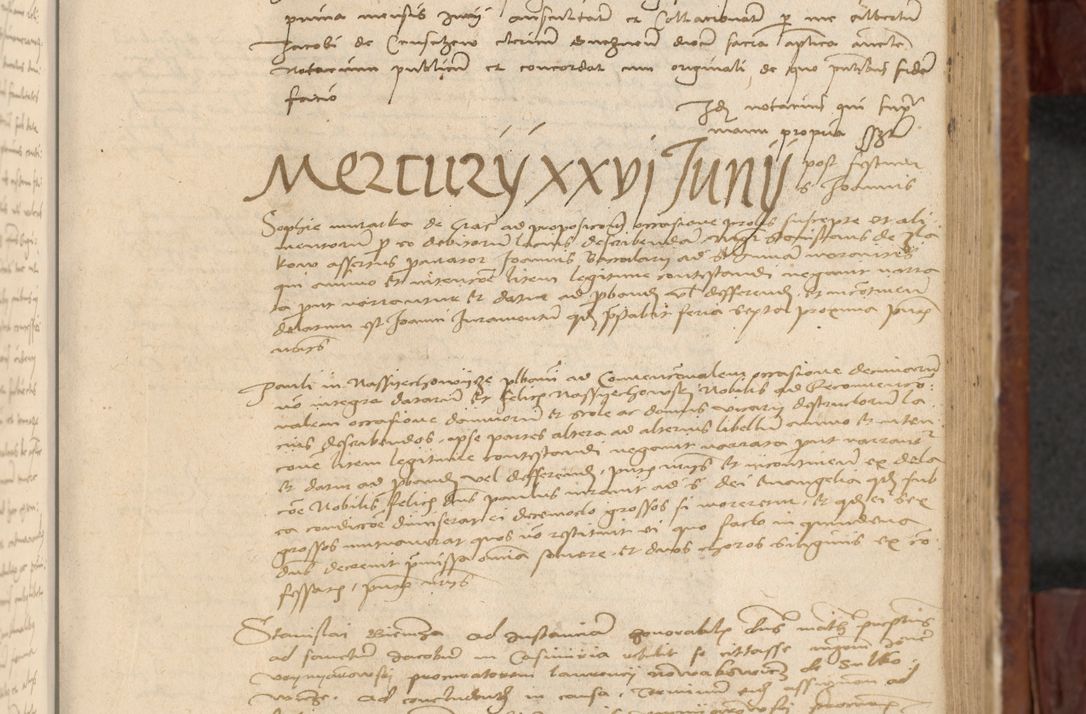 Zdjęcie nr 462 dla obiektu archiwalnego: In nomine Domini. Amen. Sub anno eiusdem Domini millesimo quingentesimo vigesimo, indicione octava, pontificatus sanctissimi in Christo patris et domini nostri domini Leonis divina providencia pape decimi moderni anno ad 19 Marcii durante septimo, acta actorum coram venerabili viro domino Thoma Rosznowski canonico et officiali generali Cracoviensi felicibus, sideribus continuantur atque exordium capiunt et Dii faveant ceptis