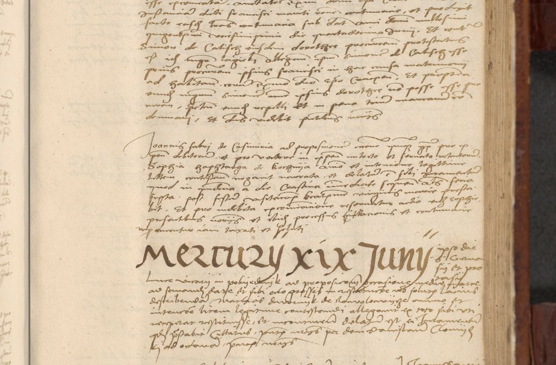 Zdjęcie nr 446 dla obiektu archiwalnego: In nomine Domini. Amen. Sub anno eiusdem Domini millesimo quingentesimo vigesimo, indicione octava, pontificatus sanctissimi in Christo patris et domini nostri domini Leonis divina providencia pape decimi moderni anno ad 19 Marcii durante septimo, acta actorum coram venerabili viro domino Thoma Rosznowski canonico et officiali generali Cracoviensi felicibus, sideribus continuantur atque exordium capiunt et Dii faveant ceptis
