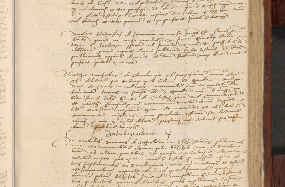 Zdjęcie nr 444 dla obiektu archiwalnego: In nomine Domini. Amen. Sub anno eiusdem Domini millesimo quingentesimo vigesimo, indicione octava, pontificatus sanctissimi in Christo patris et domini nostri domini Leonis divina providencia pape decimi moderni anno ad 19 Marcii durante septimo, acta actorum coram venerabili viro domino Thoma Rosznowski canonico et officiali generali Cracoviensi felicibus, sideribus continuantur atque exordium capiunt et Dii faveant ceptis