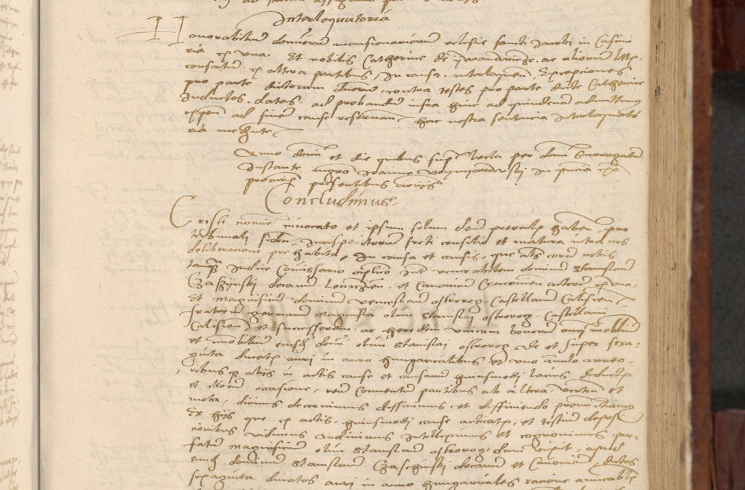 Zdjęcie nr 442 dla obiektu archiwalnego: In nomine Domini. Amen. Sub anno eiusdem Domini millesimo quingentesimo vigesimo, indicione octava, pontificatus sanctissimi in Christo patris et domini nostri domini Leonis divina providencia pape decimi moderni anno ad 19 Marcii durante septimo, acta actorum coram venerabili viro domino Thoma Rosznowski canonico et officiali generali Cracoviensi felicibus, sideribus continuantur atque exordium capiunt et Dii faveant ceptis