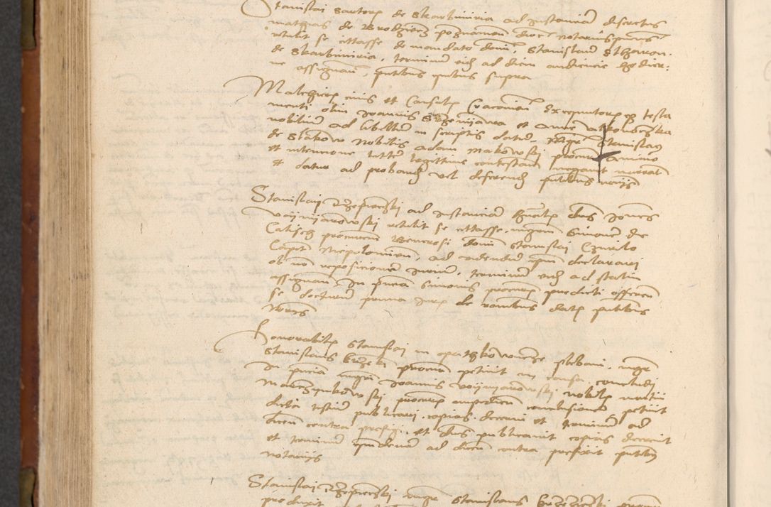 Zdjęcie nr 439 dla obiektu archiwalnego: In nomine Domini. Amen. Sub anno eiusdem Domini millesimo quingentesimo vigesimo, indicione octava, pontificatus sanctissimi in Christo patris et domini nostri domini Leonis divina providencia pape decimi moderni anno ad 19 Marcii durante septimo, acta actorum coram venerabili viro domino Thoma Rosznowski canonico et officiali generali Cracoviensi felicibus, sideribus continuantur atque exordium capiunt et Dii faveant ceptis