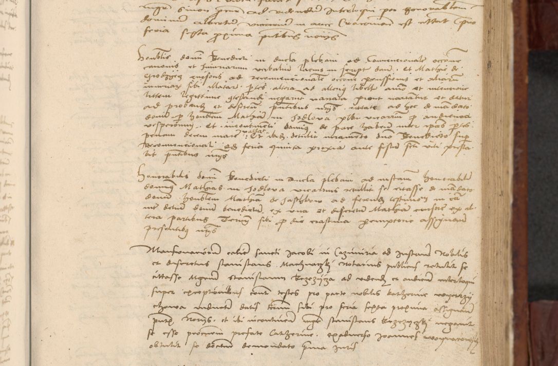 Zdjęcie nr 438 dla obiektu archiwalnego: In nomine Domini. Amen. Sub anno eiusdem Domini millesimo quingentesimo vigesimo, indicione octava, pontificatus sanctissimi in Christo patris et domini nostri domini Leonis divina providencia pape decimi moderni anno ad 19 Marcii durante septimo, acta actorum coram venerabili viro domino Thoma Rosznowski canonico et officiali generali Cracoviensi felicibus, sideribus continuantur atque exordium capiunt et Dii faveant ceptis