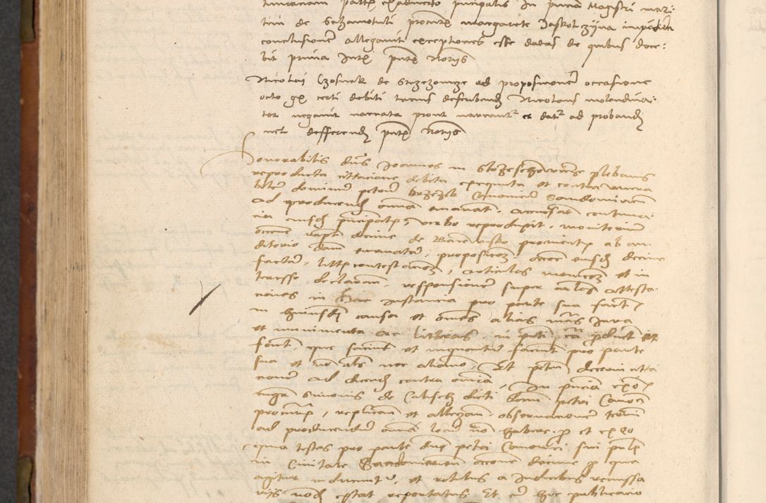 Zdjęcie nr 437 dla obiektu archiwalnego: In nomine Domini. Amen. Sub anno eiusdem Domini millesimo quingentesimo vigesimo, indicione octava, pontificatus sanctissimi in Christo patris et domini nostri domini Leonis divina providencia pape decimi moderni anno ad 19 Marcii durante septimo, acta actorum coram venerabili viro domino Thoma Rosznowski canonico et officiali generali Cracoviensi felicibus, sideribus continuantur atque exordium capiunt et Dii faveant ceptis