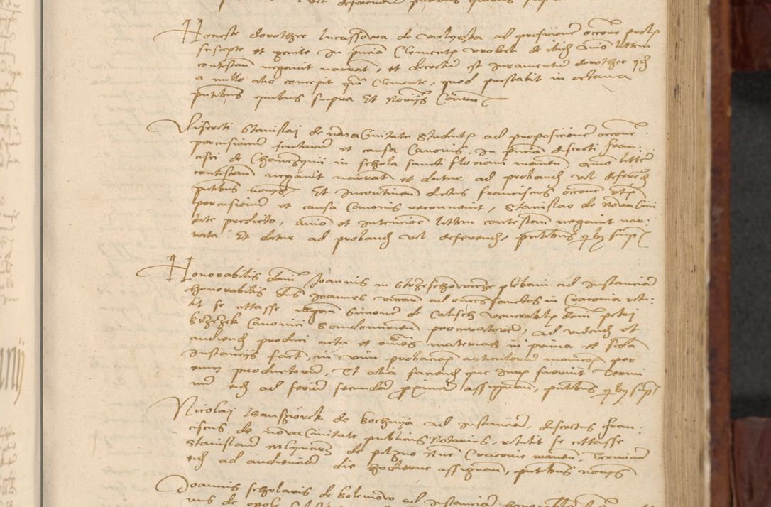 Zdjęcie nr 434 dla obiektu archiwalnego: In nomine Domini. Amen. Sub anno eiusdem Domini millesimo quingentesimo vigesimo, indicione octava, pontificatus sanctissimi in Christo patris et domini nostri domini Leonis divina providencia pape decimi moderni anno ad 19 Marcii durante septimo, acta actorum coram venerabili viro domino Thoma Rosznowski canonico et officiali generali Cracoviensi felicibus, sideribus continuantur atque exordium capiunt et Dii faveant ceptis