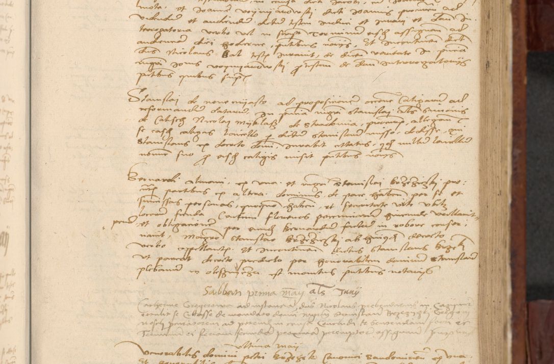Zdjęcie nr 430 dla obiektu archiwalnego: In nomine Domini. Amen. Sub anno eiusdem Domini millesimo quingentesimo vigesimo, indicione octava, pontificatus sanctissimi in Christo patris et domini nostri domini Leonis divina providencia pape decimi moderni anno ad 19 Marcii durante septimo, acta actorum coram venerabili viro domino Thoma Rosznowski canonico et officiali generali Cracoviensi felicibus, sideribus continuantur atque exordium capiunt et Dii faveant ceptis