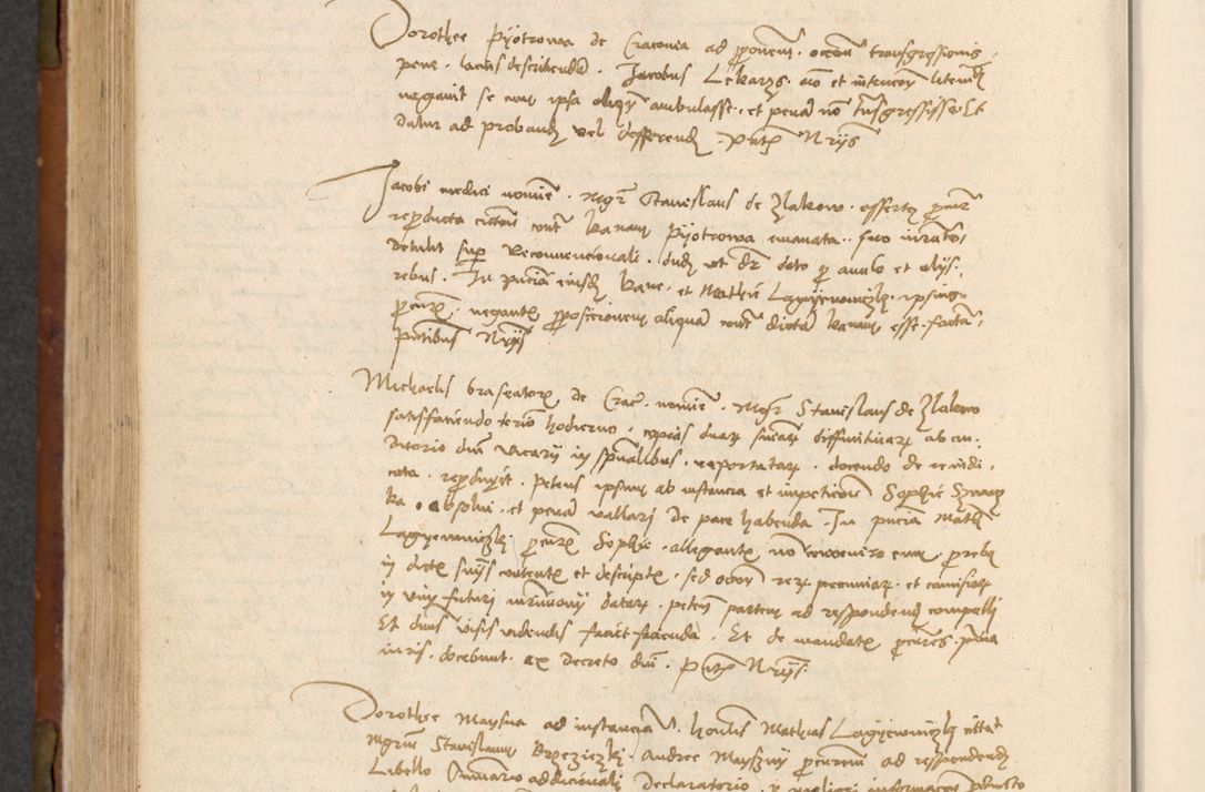 Zdjęcie nr 421 dla obiektu archiwalnego: In nomine Domini. Amen. Sub anno eiusdem Domini millesimo quingentesimo vigesimo, indicione octava, pontificatus sanctissimi in Christo patris et domini nostri domini Leonis divina providencia pape decimi moderni anno ad 19 Marcii durante septimo, acta actorum coram venerabili viro domino Thoma Rosznowski canonico et officiali generali Cracoviensi felicibus, sideribus continuantur atque exordium capiunt et Dii faveant ceptis