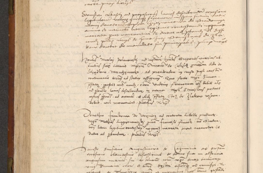 Zdjęcie nr 419 dla obiektu archiwalnego: In nomine Domini. Amen. Sub anno eiusdem Domini millesimo quingentesimo vigesimo, indicione octava, pontificatus sanctissimi in Christo patris et domini nostri domini Leonis divina providencia pape decimi moderni anno ad 19 Marcii durante septimo, acta actorum coram venerabili viro domino Thoma Rosznowski canonico et officiali generali Cracoviensi felicibus, sideribus continuantur atque exordium capiunt et Dii faveant ceptis
