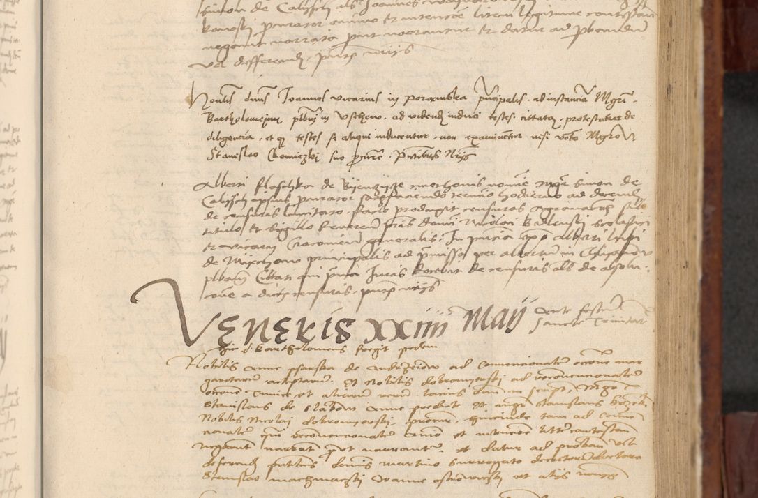 Zdjęcie nr 424 dla obiektu archiwalnego: In nomine Domini. Amen. Sub anno eiusdem Domini millesimo quingentesimo vigesimo, indicione octava, pontificatus sanctissimi in Christo patris et domini nostri domini Leonis divina providencia pape decimi moderni anno ad 19 Marcii durante septimo, acta actorum coram venerabili viro domino Thoma Rosznowski canonico et officiali generali Cracoviensi felicibus, sideribus continuantur atque exordium capiunt et Dii faveant ceptis