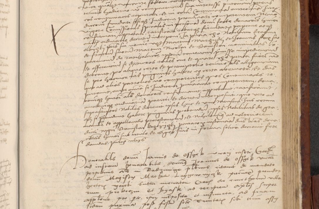 Zdjęcie nr 806 dla obiektu archiwalnego: In nomine Domini. Amen. Sub anno eiusdem Domini millesimo quingentesimo vigesimo, indicione octava, pontificatus sanctissimi in Christo patris et domini nostri domini Leonis divina providencia pape decimi moderni anno ad 19 Marcii durante septimo, acta actorum coram venerabili viro domino Thoma Rosznowski canonico et officiali generali Cracoviensi felicibus, sideribus continuantur atque exordium capiunt et Dii faveant ceptis