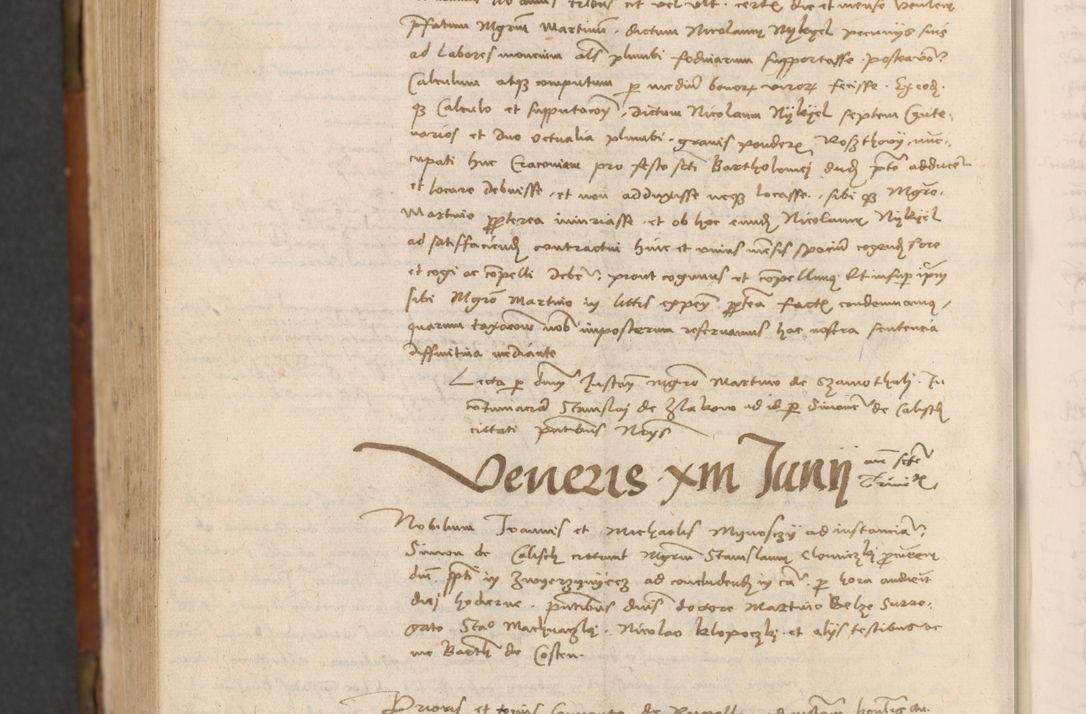 Zdjęcie nr 803 dla obiektu archiwalnego: In nomine Domini. Amen. Sub anno eiusdem Domini millesimo quingentesimo vigesimo, indicione octava, pontificatus sanctissimi in Christo patris et domini nostri domini Leonis divina providencia pape decimi moderni anno ad 19 Marcii durante septimo, acta actorum coram venerabili viro domino Thoma Rosznowski canonico et officiali generali Cracoviensi felicibus, sideribus continuantur atque exordium capiunt et Dii faveant ceptis