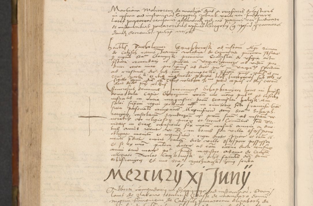 Zdjęcie nr 801 dla obiektu archiwalnego: In nomine Domini. Amen. Sub anno eiusdem Domini millesimo quingentesimo vigesimo, indicione octava, pontificatus sanctissimi in Christo patris et domini nostri domini Leonis divina providencia pape decimi moderni anno ad 19 Marcii durante septimo, acta actorum coram venerabili viro domino Thoma Rosznowski canonico et officiali generali Cracoviensi felicibus, sideribus continuantur atque exordium capiunt et Dii faveant ceptis