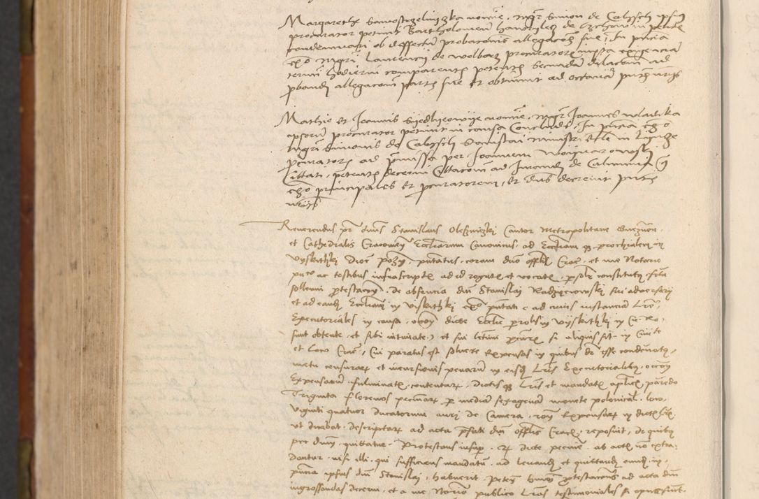 Zdjęcie nr 795 dla obiektu archiwalnego: In nomine Domini. Amen. Sub anno eiusdem Domini millesimo quingentesimo vigesimo, indicione octava, pontificatus sanctissimi in Christo patris et domini nostri domini Leonis divina providencia pape decimi moderni anno ad 19 Marcii durante septimo, acta actorum coram venerabili viro domino Thoma Rosznowski canonico et officiali generali Cracoviensi felicibus, sideribus continuantur atque exordium capiunt et Dii faveant ceptis