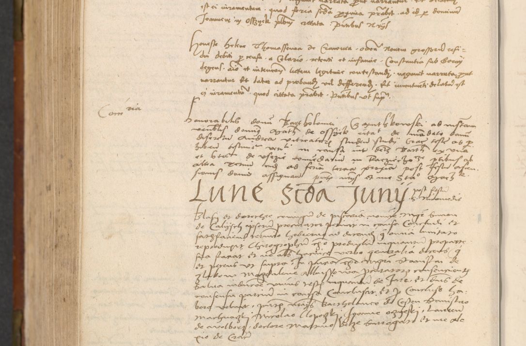 Zdjęcie nr 793 dla obiektu archiwalnego: In nomine Domini. Amen. Sub anno eiusdem Domini millesimo quingentesimo vigesimo, indicione octava, pontificatus sanctissimi in Christo patris et domini nostri domini Leonis divina providencia pape decimi moderni anno ad 19 Marcii durante septimo, acta actorum coram venerabili viro domino Thoma Rosznowski canonico et officiali generali Cracoviensi felicibus, sideribus continuantur atque exordium capiunt et Dii faveant ceptis