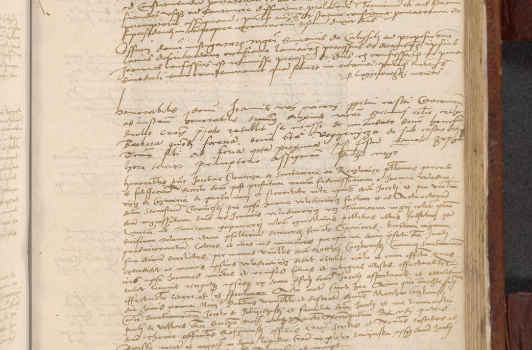 Zdjęcie nr 782 dla obiektu archiwalnego: In nomine Domini. Amen. Sub anno eiusdem Domini millesimo quingentesimo vigesimo, indicione octava, pontificatus sanctissimi in Christo patris et domini nostri domini Leonis divina providencia pape decimi moderni anno ad 19 Marcii durante septimo, acta actorum coram venerabili viro domino Thoma Rosznowski canonico et officiali generali Cracoviensi felicibus, sideribus continuantur atque exordium capiunt et Dii faveant ceptis