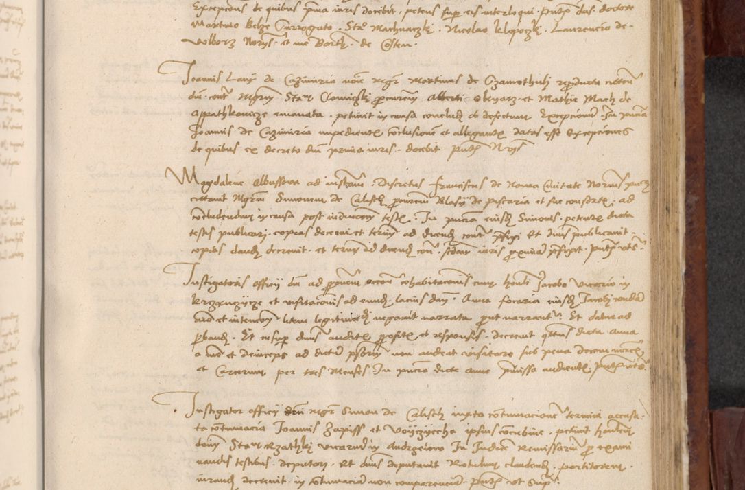 Zdjęcie nr 776 dla obiektu archiwalnego: In nomine Domini. Amen. Sub anno eiusdem Domini millesimo quingentesimo vigesimo, indicione octava, pontificatus sanctissimi in Christo patris et domini nostri domini Leonis divina providencia pape decimi moderni anno ad 19 Marcii durante septimo, acta actorum coram venerabili viro domino Thoma Rosznowski canonico et officiali generali Cracoviensi felicibus, sideribus continuantur atque exordium capiunt et Dii faveant ceptis