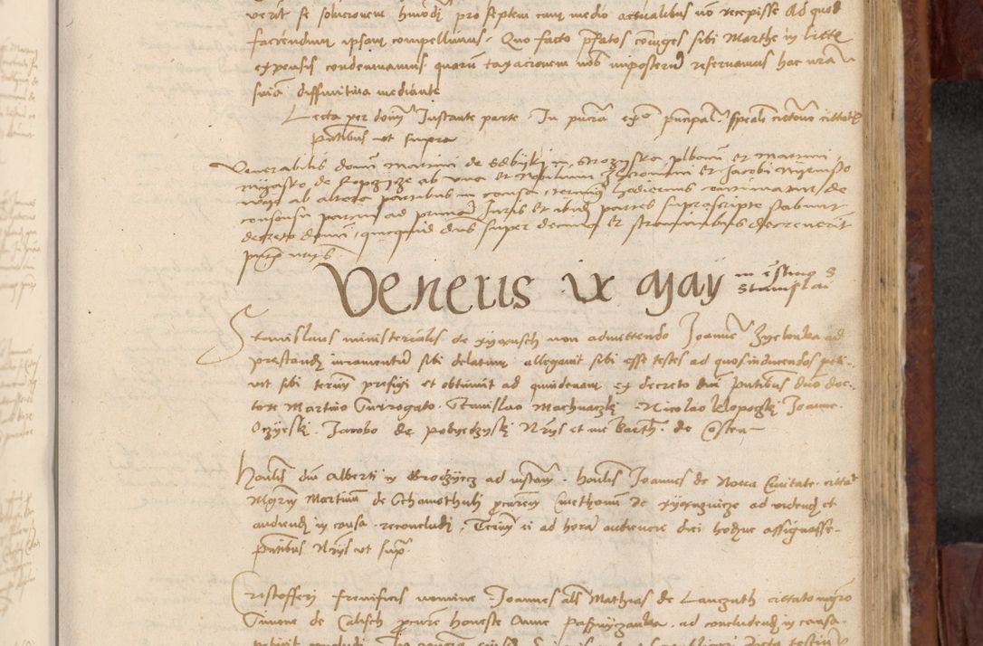 Zdjęcie nr 770 dla obiektu archiwalnego: In nomine Domini. Amen. Sub anno eiusdem Domini millesimo quingentesimo vigesimo, indicione octava, pontificatus sanctissimi in Christo patris et domini nostri domini Leonis divina providencia pape decimi moderni anno ad 19 Marcii durante septimo, acta actorum coram venerabili viro domino Thoma Rosznowski canonico et officiali generali Cracoviensi felicibus, sideribus continuantur atque exordium capiunt et Dii faveant ceptis
