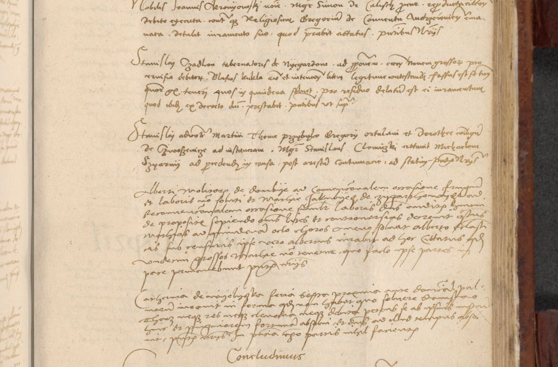Zdjęcie nr 760 dla obiektu archiwalnego: In nomine Domini. Amen. Sub anno eiusdem Domini millesimo quingentesimo vigesimo, indicione octava, pontificatus sanctissimi in Christo patris et domini nostri domini Leonis divina providencia pape decimi moderni anno ad 19 Marcii durante septimo, acta actorum coram venerabili viro domino Thoma Rosznowski canonico et officiali generali Cracoviensi felicibus, sideribus continuantur atque exordium capiunt et Dii faveant ceptis