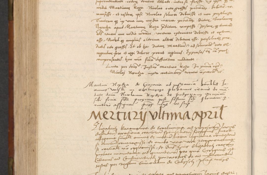 Zdjęcie nr 761 dla obiektu archiwalnego: In nomine Domini. Amen. Sub anno eiusdem Domini millesimo quingentesimo vigesimo, indicione octava, pontificatus sanctissimi in Christo patris et domini nostri domini Leonis divina providencia pape decimi moderni anno ad 19 Marcii durante septimo, acta actorum coram venerabili viro domino Thoma Rosznowski canonico et officiali generali Cracoviensi felicibus, sideribus continuantur atque exordium capiunt et Dii faveant ceptis