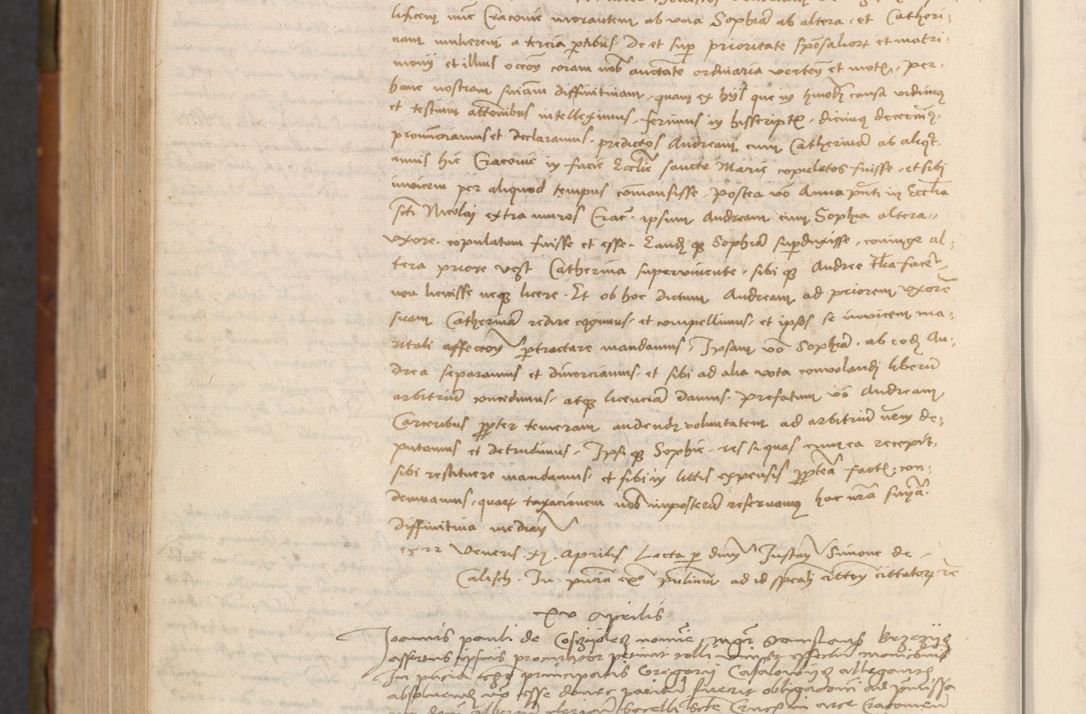 Zdjęcie nr 757 dla obiektu archiwalnego: In nomine Domini. Amen. Sub anno eiusdem Domini millesimo quingentesimo vigesimo, indicione octava, pontificatus sanctissimi in Christo patris et domini nostri domini Leonis divina providencia pape decimi moderni anno ad 19 Marcii durante septimo, acta actorum coram venerabili viro domino Thoma Rosznowski canonico et officiali generali Cracoviensi felicibus, sideribus continuantur atque exordium capiunt et Dii faveant ceptis