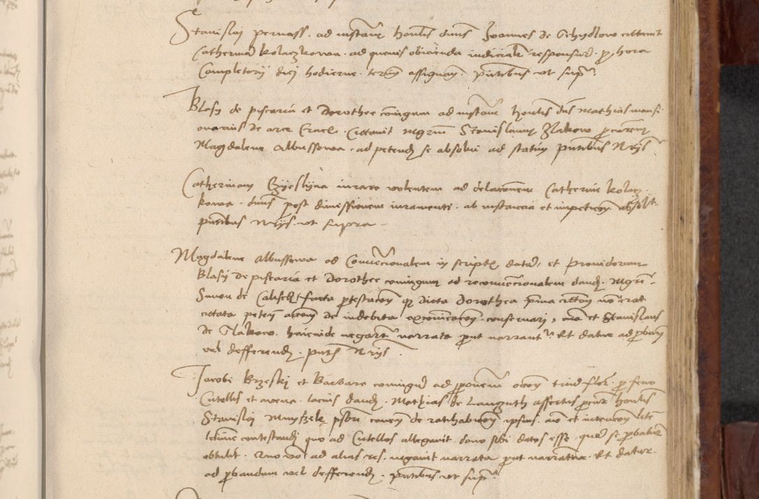 Zdjęcie nr 750 dla obiektu archiwalnego: In nomine Domini. Amen. Sub anno eiusdem Domini millesimo quingentesimo vigesimo, indicione octava, pontificatus sanctissimi in Christo patris et domini nostri domini Leonis divina providencia pape decimi moderni anno ad 19 Marcii durante septimo, acta actorum coram venerabili viro domino Thoma Rosznowski canonico et officiali generali Cracoviensi felicibus, sideribus continuantur atque exordium capiunt et Dii faveant ceptis