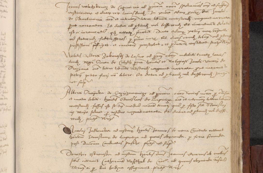 Zdjęcie nr 748 dla obiektu archiwalnego: In nomine Domini. Amen. Sub anno eiusdem Domini millesimo quingentesimo vigesimo, indicione octava, pontificatus sanctissimi in Christo patris et domini nostri domini Leonis divina providencia pape decimi moderni anno ad 19 Marcii durante septimo, acta actorum coram venerabili viro domino Thoma Rosznowski canonico et officiali generali Cracoviensi felicibus, sideribus continuantur atque exordium capiunt et Dii faveant ceptis
