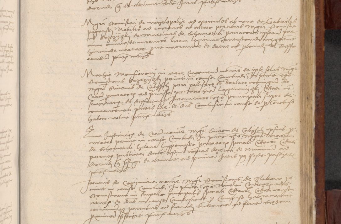 Zdjęcie nr 738 dla obiektu archiwalnego: In nomine Domini. Amen. Sub anno eiusdem Domini millesimo quingentesimo vigesimo, indicione octava, pontificatus sanctissimi in Christo patris et domini nostri domini Leonis divina providencia pape decimi moderni anno ad 19 Marcii durante septimo, acta actorum coram venerabili viro domino Thoma Rosznowski canonico et officiali generali Cracoviensi felicibus, sideribus continuantur atque exordium capiunt et Dii faveant ceptis