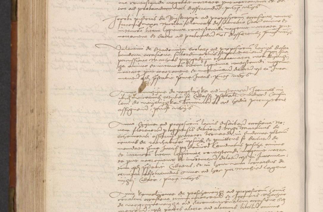 Zdjęcie nr 737 dla obiektu archiwalnego: In nomine Domini. Amen. Sub anno eiusdem Domini millesimo quingentesimo vigesimo, indicione octava, pontificatus sanctissimi in Christo patris et domini nostri domini Leonis divina providencia pape decimi moderni anno ad 19 Marcii durante septimo, acta actorum coram venerabili viro domino Thoma Rosznowski canonico et officiali generali Cracoviensi felicibus, sideribus continuantur atque exordium capiunt et Dii faveant ceptis