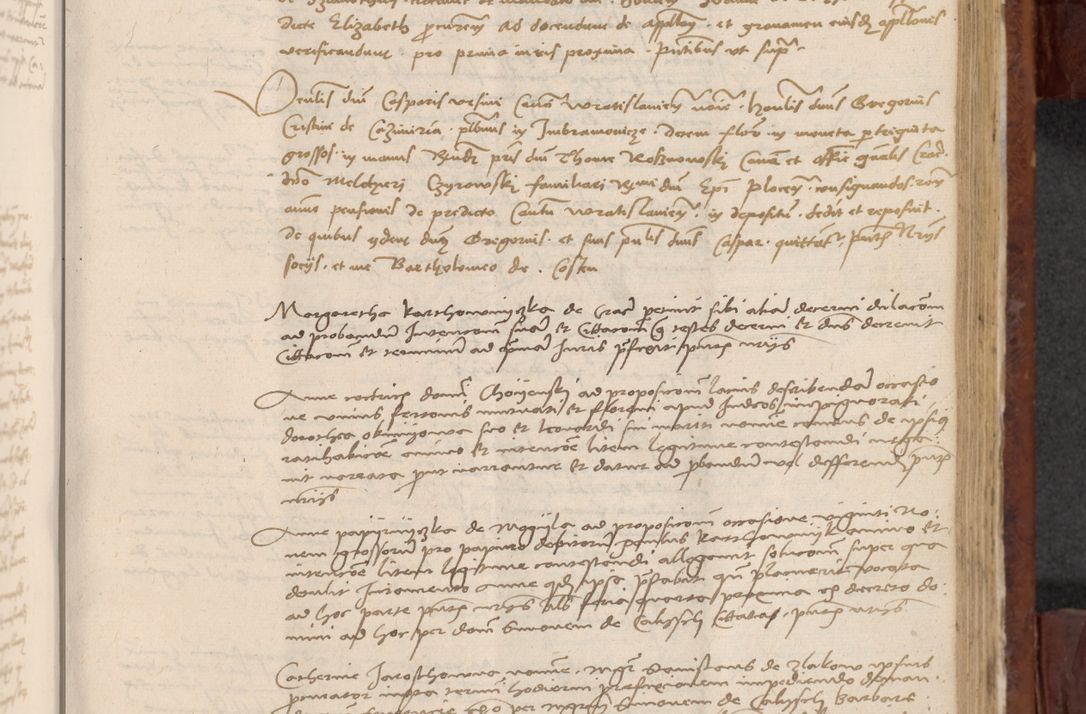 Zdjęcie nr 736 dla obiektu archiwalnego: In nomine Domini. Amen. Sub anno eiusdem Domini millesimo quingentesimo vigesimo, indicione octava, pontificatus sanctissimi in Christo patris et domini nostri domini Leonis divina providencia pape decimi moderni anno ad 19 Marcii durante septimo, acta actorum coram venerabili viro domino Thoma Rosznowski canonico et officiali generali Cracoviensi felicibus, sideribus continuantur atque exordium capiunt et Dii faveant ceptis